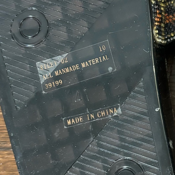 NWT Rhinestone Leopard Slides - Picture 5 of 5